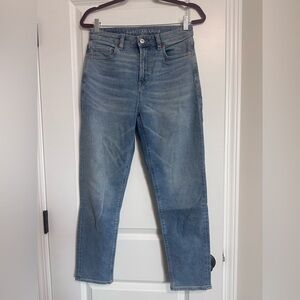 American Eagle Outfitters Light Blue Straight Leg Jeans